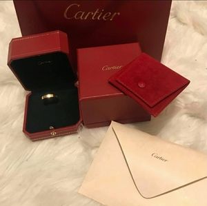 Cartier 18K LOVE Ring Wedding Band